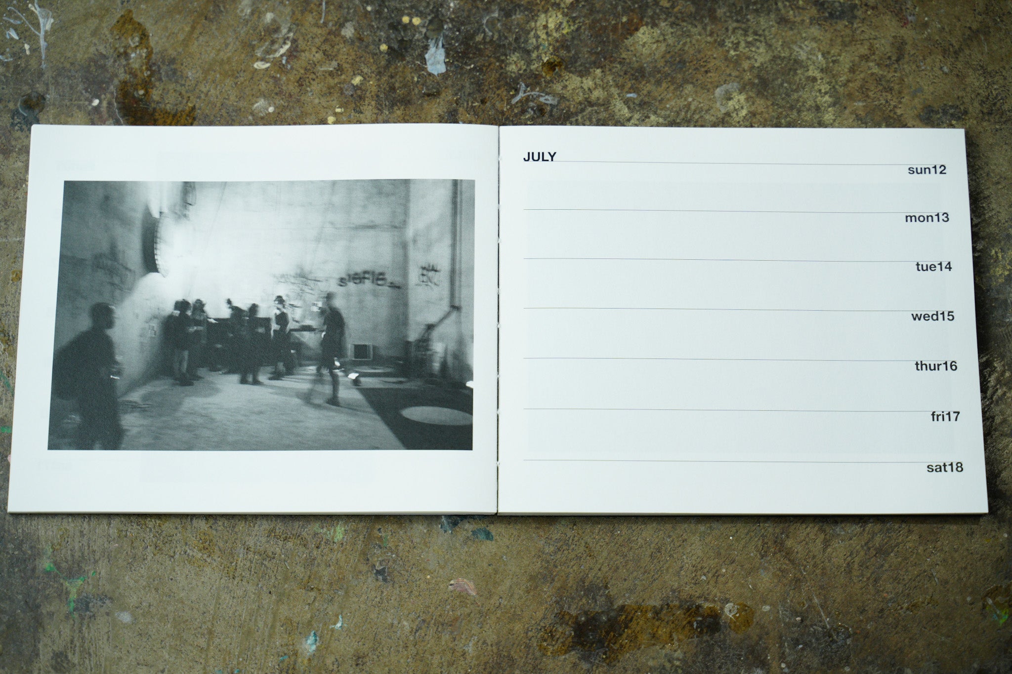 Torn x Freq System, 2026 Weekly Calendar