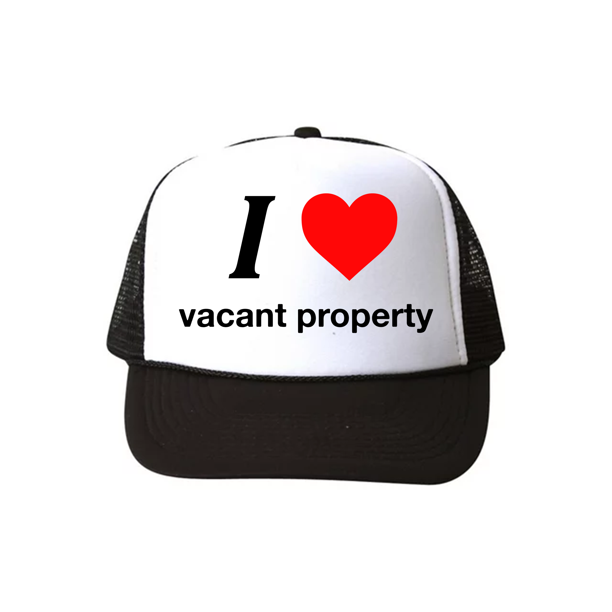 I <3 Vacant Property Trucker Cap